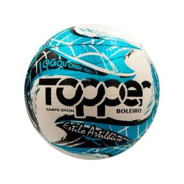 Imagem de Bola de Futebol Campo Topper Boleiro Oficial, Verde e Preto, 5