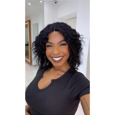 Imagem de Peruca Lace Front Rotativa Cabelo Humano TROR 607 Liza Castanho Escuro