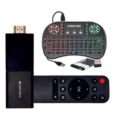 Imagem de TV Stick Tomate 4K Ultra HD Android TV 2GB 16GB WiFi Dual Band Mini Te