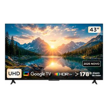 Imagem de Smart TV LED Semp 43S62 43" 4K Ultra HD HVA Preto Google TV Wi-Fi Bluetooth HDR10+ Bivolt