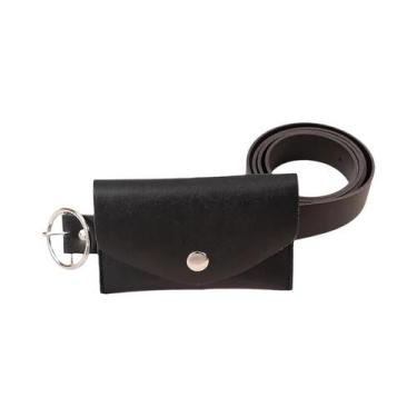 Imagem de Cinto Ajustável De PU De 100CM Com Fivela De Metal, Bolsa Para Carteir