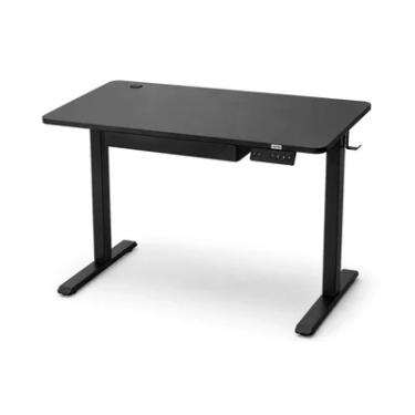 Imagem de Mesa com Regulagem de Altura Ajustável Motor Elétrico Ergonômica Antiesmagamento Bivolt Preta