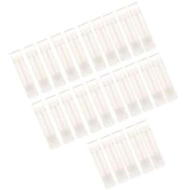 Imagem de dailymall 25 unidades de tubos de batom vazios, protetor labial de plástico recarregável DIY