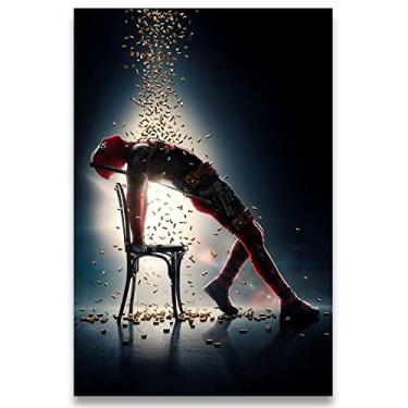 Imagem de Poster Decorativo 42cm x 30cm A3 Brilhante Deadpool Marvel