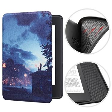 Imagem de CCOO A capa serve para o novo Amazon Kindle Paperwhite [11ª geração, versão 2021], capa macia de TPU (poliuretano termoplástico) premium, função hibernar/despertar automática inteligente