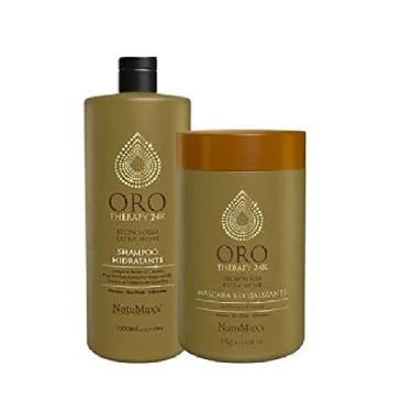 Imagem de Kit Oro Therapy 24k Shampoo 1l e Máscara 1kg Natumaxx