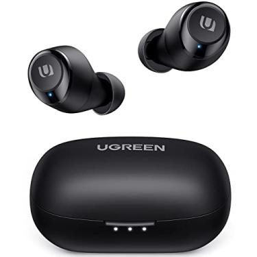 Imagem de UGREEN HiTune Fones de ouvido sem fio Bluetooth 5.0, fones de ouvido sem fio com microfone embutido, CVC 8.0 Clear Call Bluetooth, fones de ouvido estéreo sem fio Aptx HiFi com graves profundos, 2
