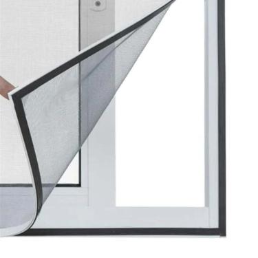 Imagem de Tela Cortina Magnetica Mosquiteiro Ima Ajustavel Facil Instalação Dengue Janela Inseto