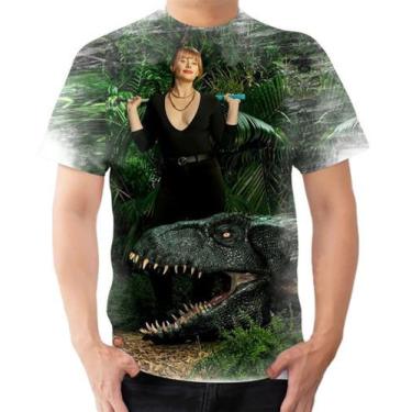 Imagem de Camisa Camiseta Personalizada Jurassic Word Dinossauro 3 - Dias No Est