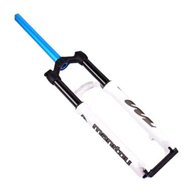 Imagem de HIOD Garfos para bicicleta suspensão pneumática bomba de choque MTB tubo reto controle de ombro, branco, 26