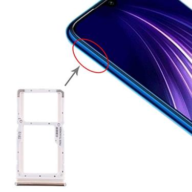 Imagem de HUANGYUNCHAO Acessórios telefônicos Bandeja de cartão SIM + bandeja de cartão SIM/bandeja de cartão Micro SD para Xiaomi Redmi Note 8 Pro Substituição do telefone celular
