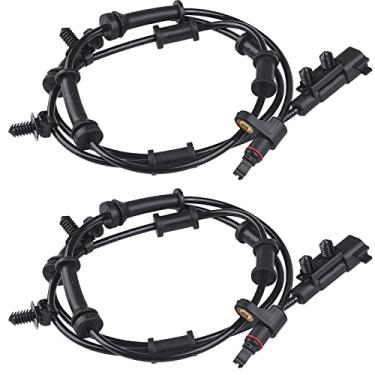 Imagem de Sensor de velocidade da roda WMPHE ABS 2 peças dianteira esquerda e direita substitui OE # 68003281AC 68003281AA adequado para Jeep Wrangler 3.6L 3.8L 2007-2017