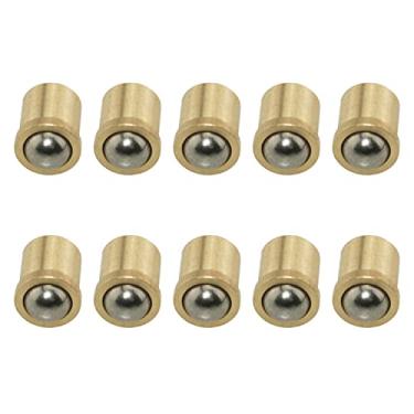 Imagem de Trava de captura de bola ZCZQC 10 peças 5 x 6 mm trava de esfera carregada com mola para armário de porta armário porta armário armário bola apanhador de trava