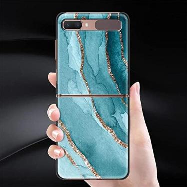 Imagem de Capa de telefone para Samsung Galaxy Z Flip 3 Capa para ZFlip 5G Capa preta Hard Shell Back Moda Luxo, B06, para Samsung Z Flip 5G