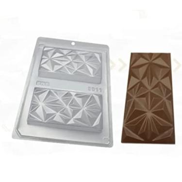 Imagem de Kit 2 Formas Bwb Barra De Chocolate Tablete Lapidado 9911