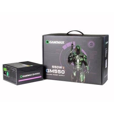 Fonte Gamer Gamemax GM600, 600W, Box 80 Plus, Bronze, Pfc Ativo Semi  Modular - Faz a Boa!