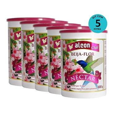 Imagem de Kit Ração Alcon Club Beija Flor Néctar 600g C/ 5 unidades
