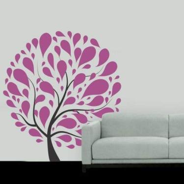 Imagem de Adesivo De Parede Árvore Decorativo tamanho 80cm x 65cm