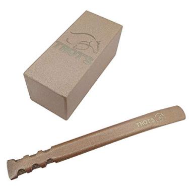 Imagem de Kit Tereré Trot's 1 Cuia Quadrado com 1 Bomba Chata Inox Rose