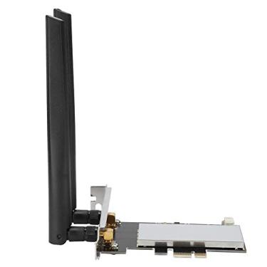 Imagem de Placa de rede sem fio AC, placa adaptadora NGFF para PCI-E profissional, com antena dupla para AX200 / 9260ac / 8260ac / 7265ac / 7260ac / BCM94350ZAE / 8265ac / 3160ac, etc.