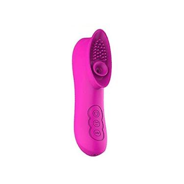 Imagem de Vibrador Língua Vibratório Mamilo Sucção Clitóris Estimulador Adultos Brinquedos Sexuais À Prova D'água Zatla Shop (Rosa)