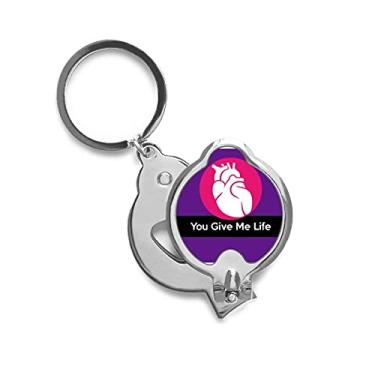 Imagem de Cortador de unhas de dedo moderno Mother River Life Art Deco, cortador de aço inoxidável