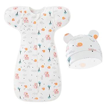 Imagem de Dressnu Saco de dormir para bebé recém-nascido saco de dormir Roupa infantil cor da imagem 10 55 cm