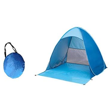 Imagem de Barraca de pop-up automática instantânea Potável Barraca de praia leve Proteção UV ao ar livre Barraca de acampamento de pesca Abrigo solar (D)