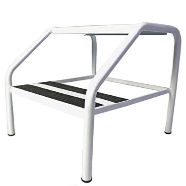 Imagem de Escada 2 Degraus Para Maca Estética Branca