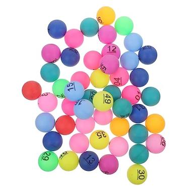 Amosfun 100 peças bolas coloridas de ping pong abertas bolas de