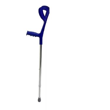 Imagem de Muleta Canadense Azul Alumínio Até 120 Kg Supermedy