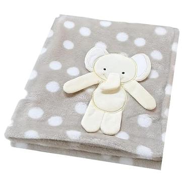 Imagem de Manta Soft Bichinhos Bebê Infantil Cobertor Antialérgico