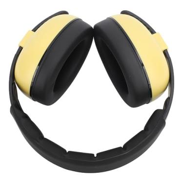 Imagem de Protetores de Orelha Com Cancelamento de Ruído do bebê, Fones de Ouvido de Proteção Auditiva Segura ABS Couro Macio PU para Viagens para Crianças Pequenas (Amarelo)