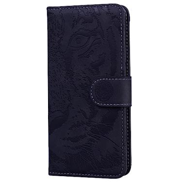 Imagem de HUANGTAOLI Capa carteira de couro PU com fecho magnético para Xiaomi Poco F4 GT 5G, slots de cartão capa protetora flip para Xiaomi Poco F4 GT 5G