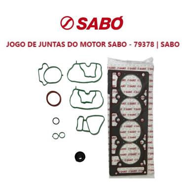 Imagem de Junta Motor Superior Sabó Ford Fiesta Glx Zetec Rocam 1.6 L 8V Sohc L4 A 1999 A 2005