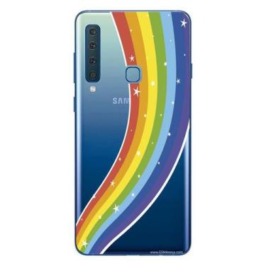 Imagem de Capa Case Capinha Samsung Galaxy A9 2018 Arco Iris Estrelinhas - Showc