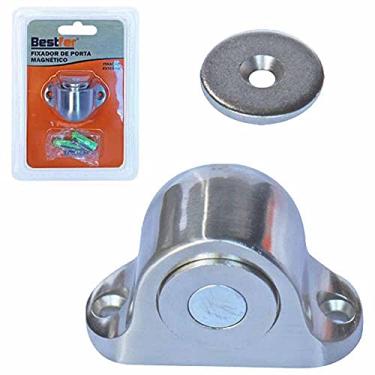 Imagem de Fixador de Porta Magnético Cromado e Discreto Best fer