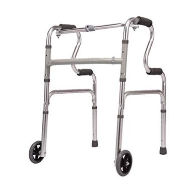 Imagem de Andador com deficiência para idosos em liga de alumínio grosso com banco de banho Muletas Estrutura de tração Cadeira de rodas Andador para cadeira de rodas Cadeira para idosos Caminhante de quatro