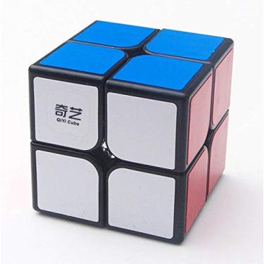 Imagem de Cubo Mágico Profissional QiYi com adesivo 2x2x2