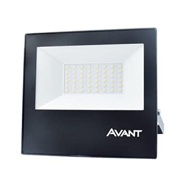 Imagem de Refletor Holofote Slim LED, 50W, Preto, Luz branca 6500K, IP65, Prova d'água, Bivolt, Avant