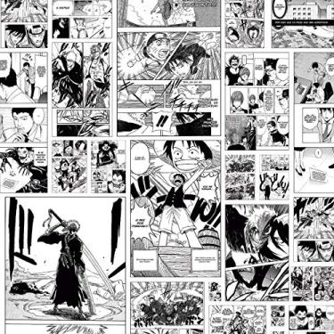 Imagem de Papel De Parede Adesivo Mangá One Piece Naruto Death Note Bleach