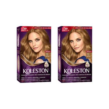 Imagem de Coloraçao Koleston 73 Louro Avela-Kit C/2Un