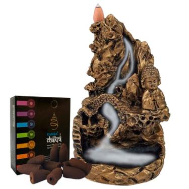 Imagem de Incensário Cascata Ponte Buda Com 10 Incensos Cone