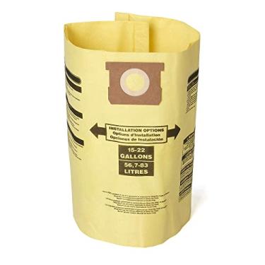 Imagem de CRAFTSMAN CMXZVBE38769 Sacos de coleta de poeira para aspirador de pó molhado/seco para aspirador de pó de 15 a 22 galões, pacote com 2