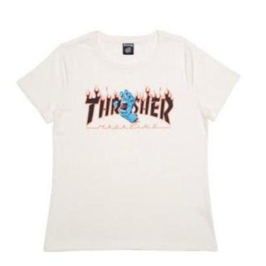 Imagem de Camiseta Feminina Thrasher x Santa Cruz Screaming-Feminino
