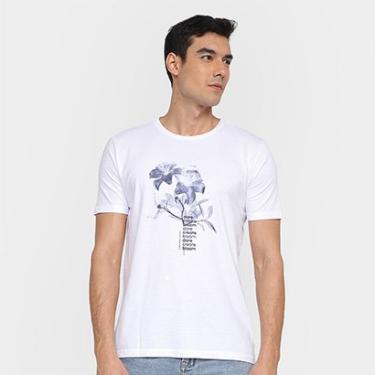 Imagem de Camiseta Calvin Klein Jeans Flores Manga Curta Masculina-Masculino