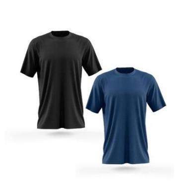 Imagem de Kit 2 Camiseta Dry Esporte Academia Camisa Blusa Treino Camisetas-Masculino