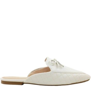 Imagem de Mule Feminino Casual Dia a Dia Laço com Strass Bico Quadrado Ft Ana Castela Sua Cia 8214.15357