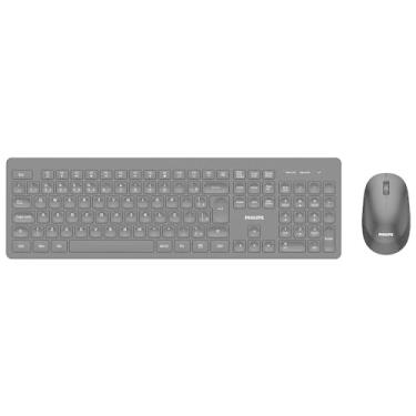 Imagem de Kit Mouse E Teclado Philips Sem Fio Preto - Spt6308b