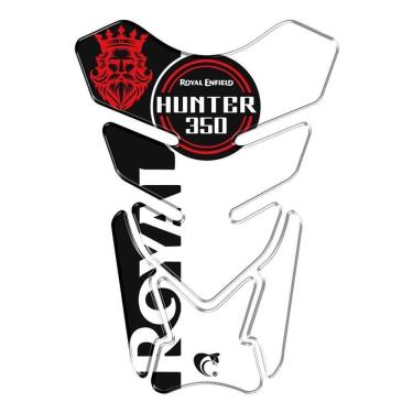Imagem de Protetor Adesivo Moto Resinado Hunter 350 Preto Cor Preto